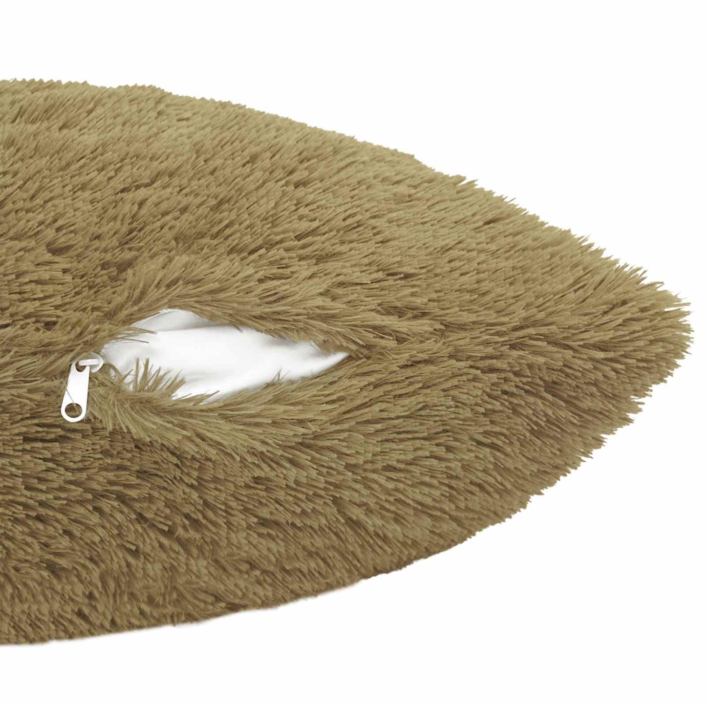Cuscino con cuscino HEERLEN 12 pz Grigio Chiaro Fleece PV | homemem39