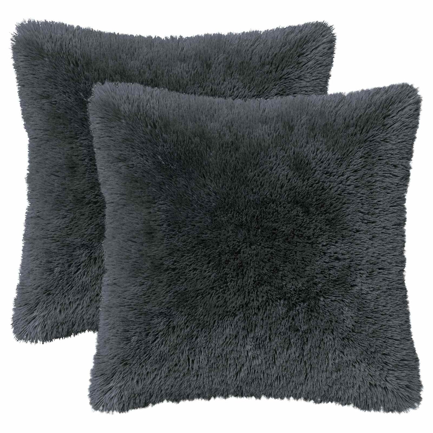 Cuscino con cuscino HEERLEN 6 pz Antracite Fleece PV | homemem39