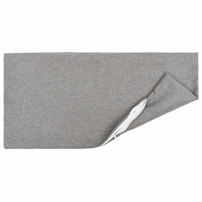 Cuscino con cuscino HEERLEN 2 pz Grigio Nuvola Tessuto | homemem39
