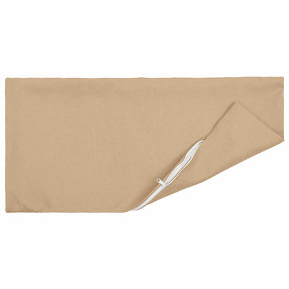 Cuscino con cuscino HEERLEN 2 pz Crema Tessuto | homemem39