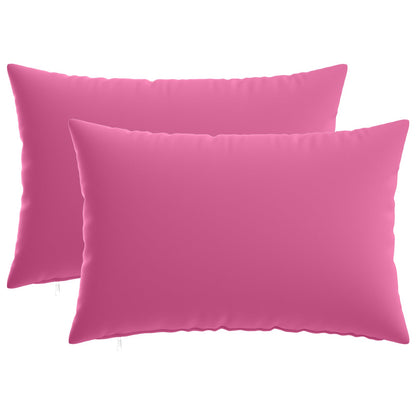 Cuscino 2 pz HEERLEN Rosa 50 x 70 cm Poliestere