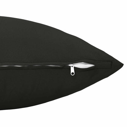 Cuscino 2 pz HEERLEN Nero 55 x 55 cm Poliestere