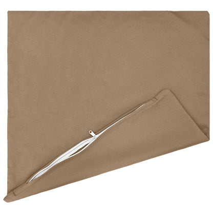 Cuscino 2 pz HEERLEN Tortora 55 x 55 cm Poliestere