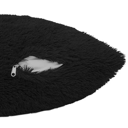 Cuscino con cuscino HEERLEN 2 pz Nero Fleece PV | homemem39