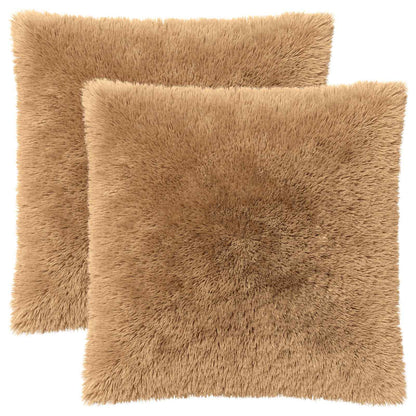 Cuscino con cuscino HEERLEN 2 pz Tortora Fleece PV | homemem39
