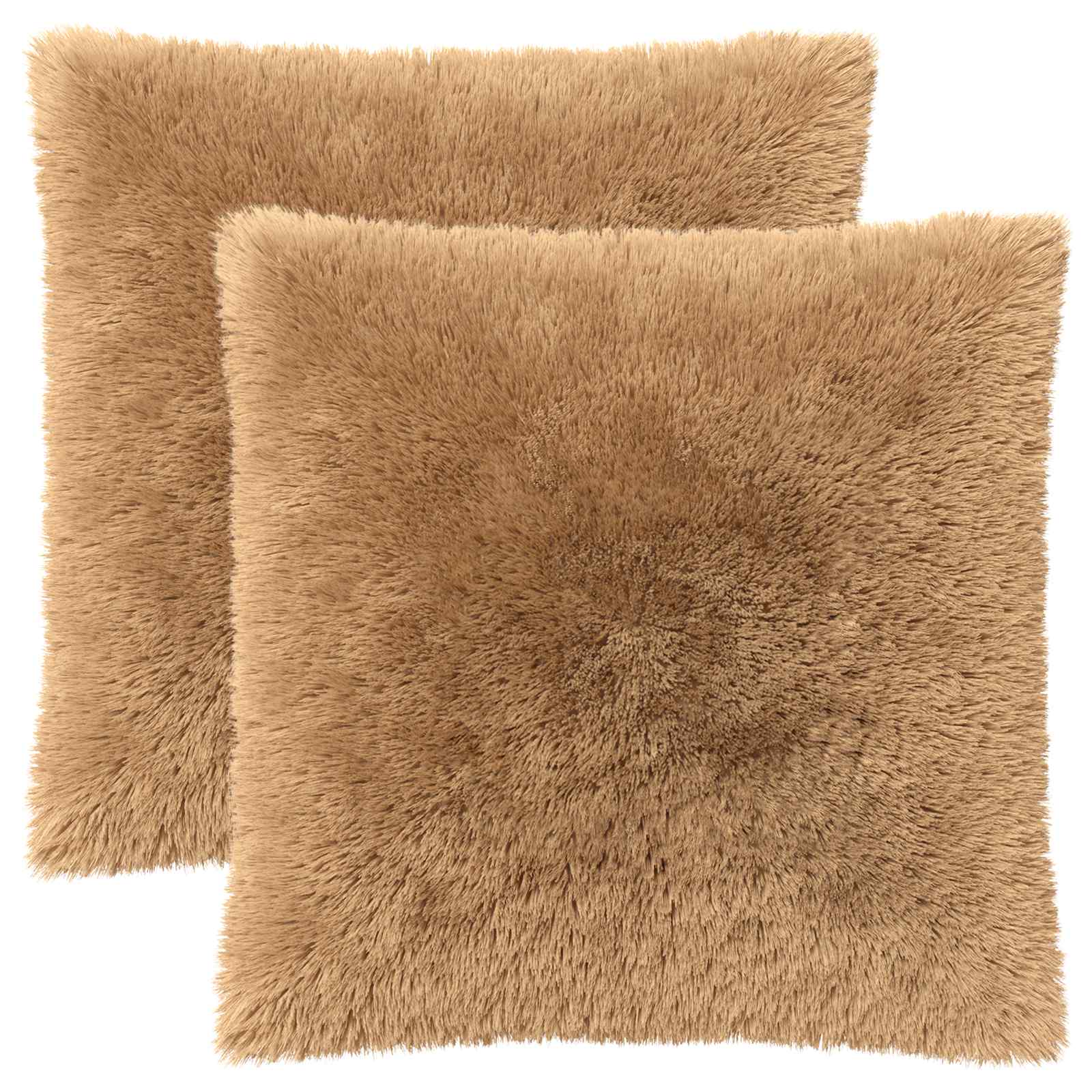 Cuscino con cuscino HEERLEN 2 pz Tortora Fleece PV | homemem39