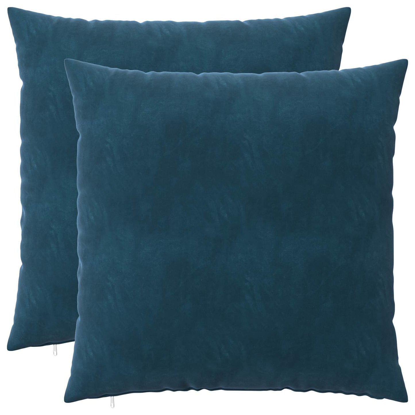 Cuscino con cuscino HEERLEN 2 pz Blu Velluto | homemem39