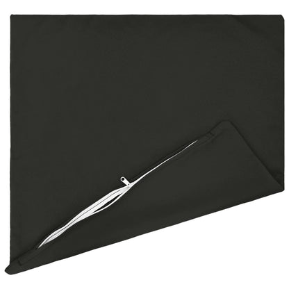 Cuscino con cuscino HEERLEN 2 pz Nero Poliestere | homemem39