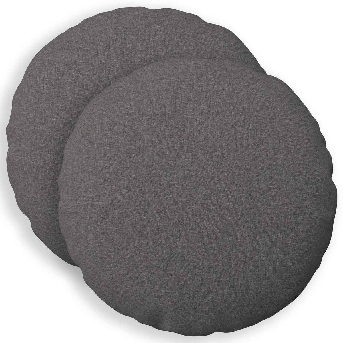 Cuscino con cuscino HEERLEN 2 pz Grigio Chiaro Tessuto
