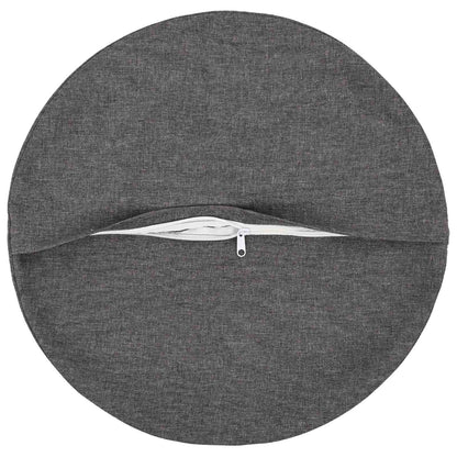 Cuscino da Lanciare 6 pz HEERLEN Grigio Chiaro Ø 30 cm Tessuto
