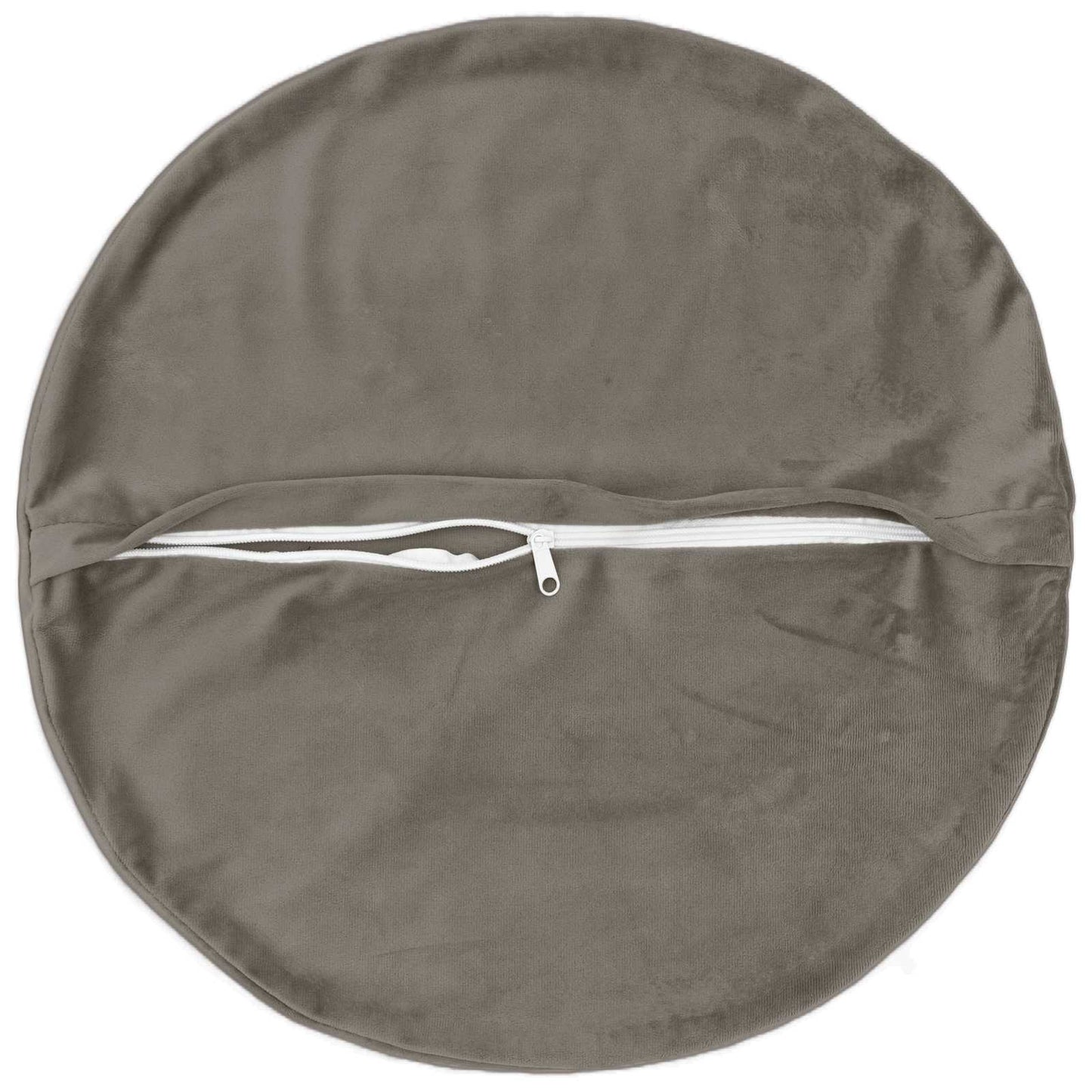 Cuscino con cuscino HEERLEN 2 pz Grigio Chiaro Velluto | homemem39