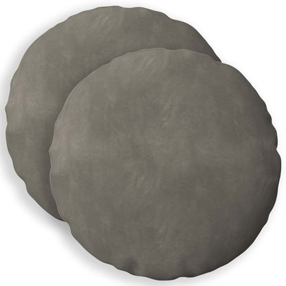 Cuscino con cuscino HEERLEN 2 pz Grigio Chiaro Velluto | homemem39