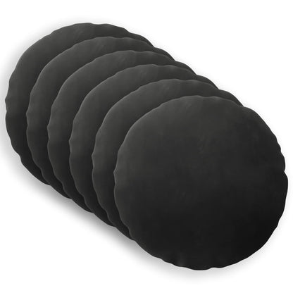 Cuscino con cuscino HEERLEN 6 pz Nero Velluto | homemem39