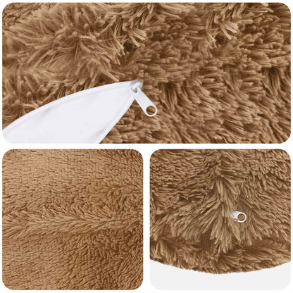 Cuscino con cuscino HEERLEN 6 pz Tortora Fleece PV | homemem39