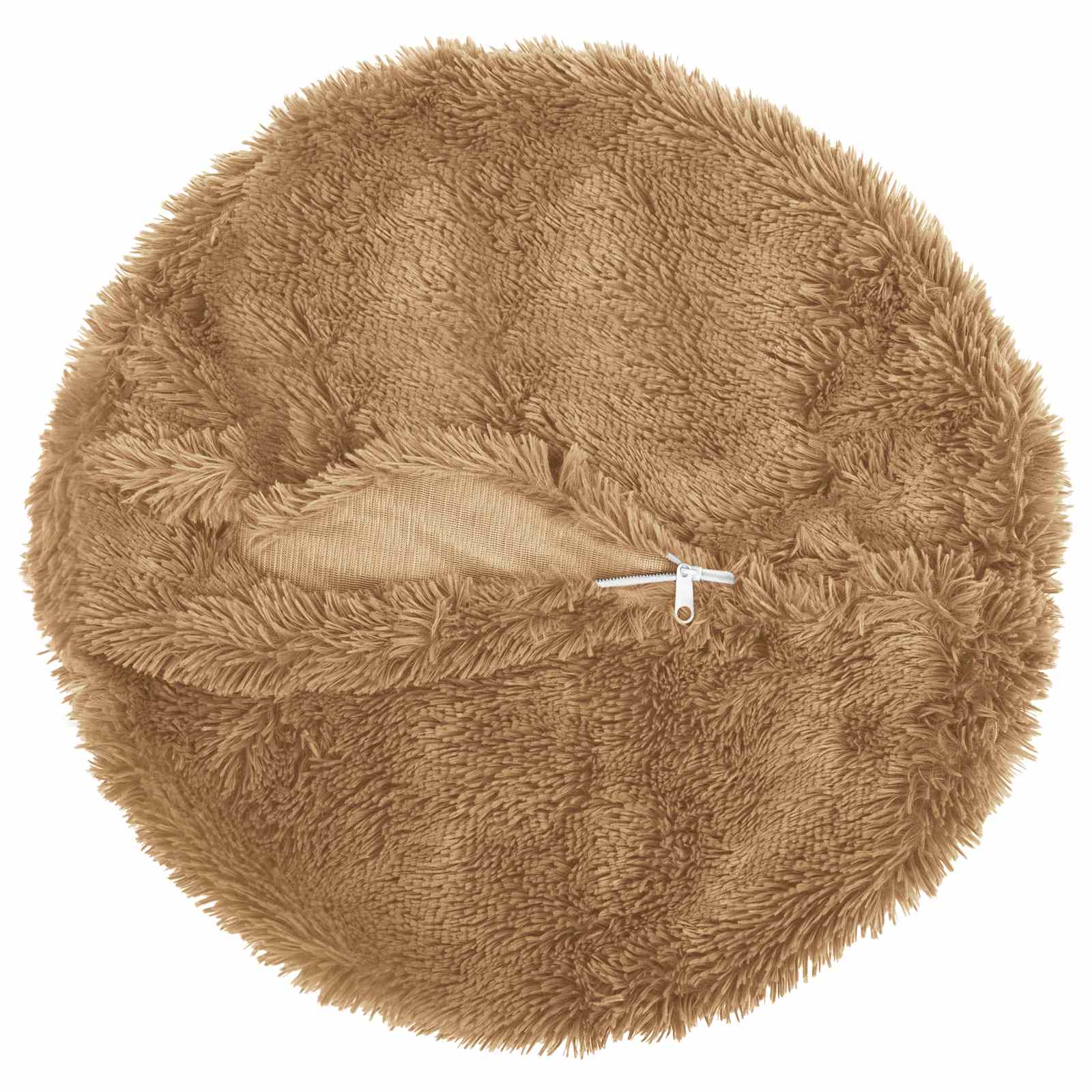 Cuscino con cuscino HEERLEN 6 pz Tortora Fleece PV | homemem39