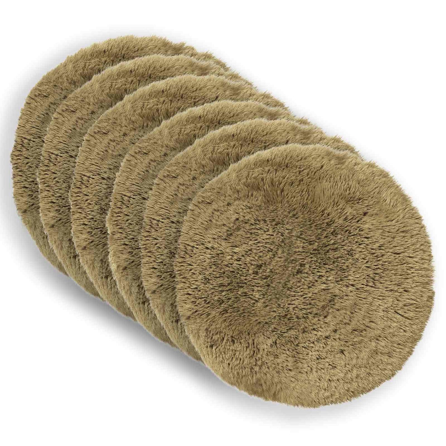 Cuscino con cuscino HEERLEN 2 pz Grigio Chiaro Fleece PV | homemem39