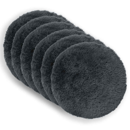 Cuscino con cuscino HEERLEN 2 pz Antracite Fleece PV | homemem39
