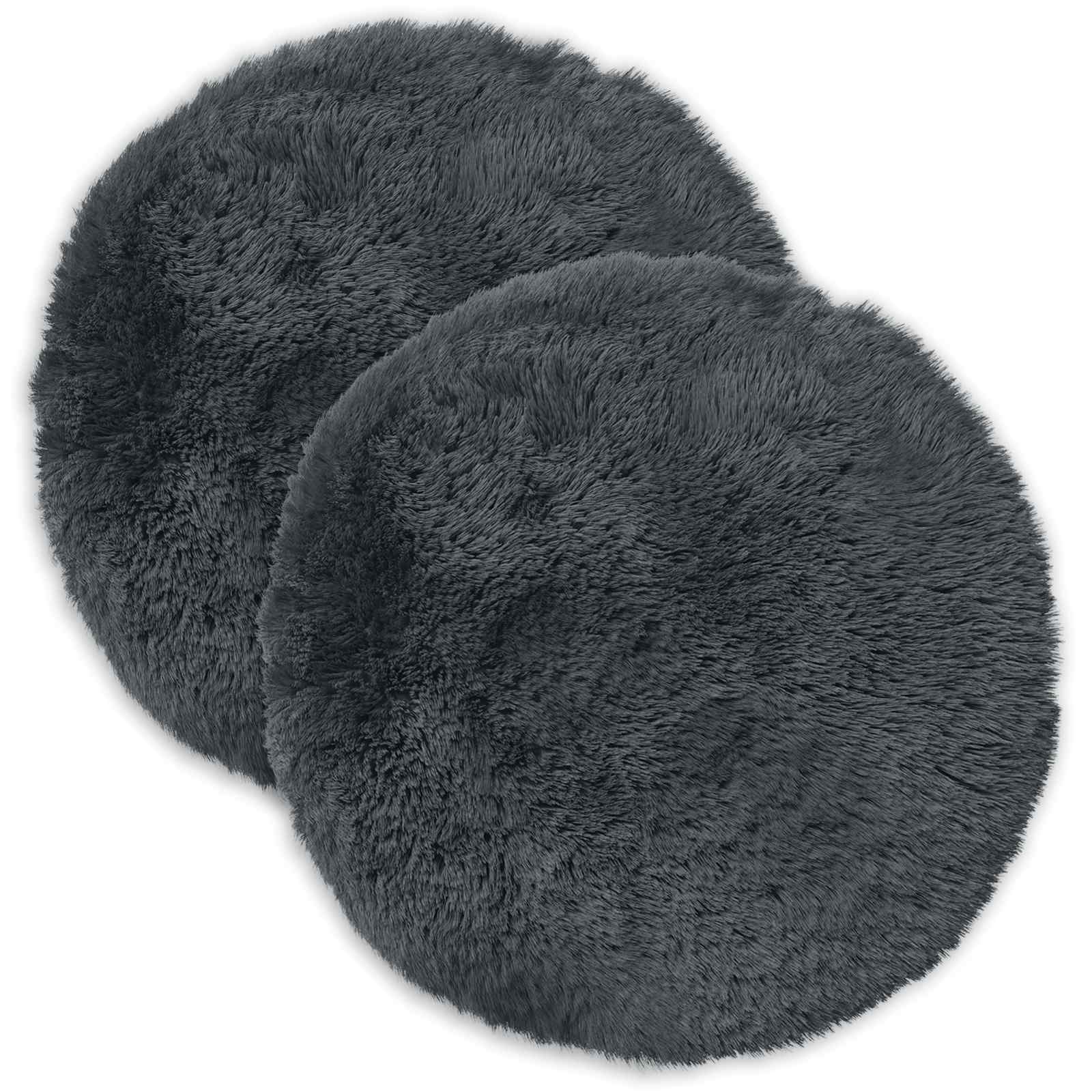 Cuscino con cuscino HEERLEN 6 pz Antracite Fleece PV | homemem39