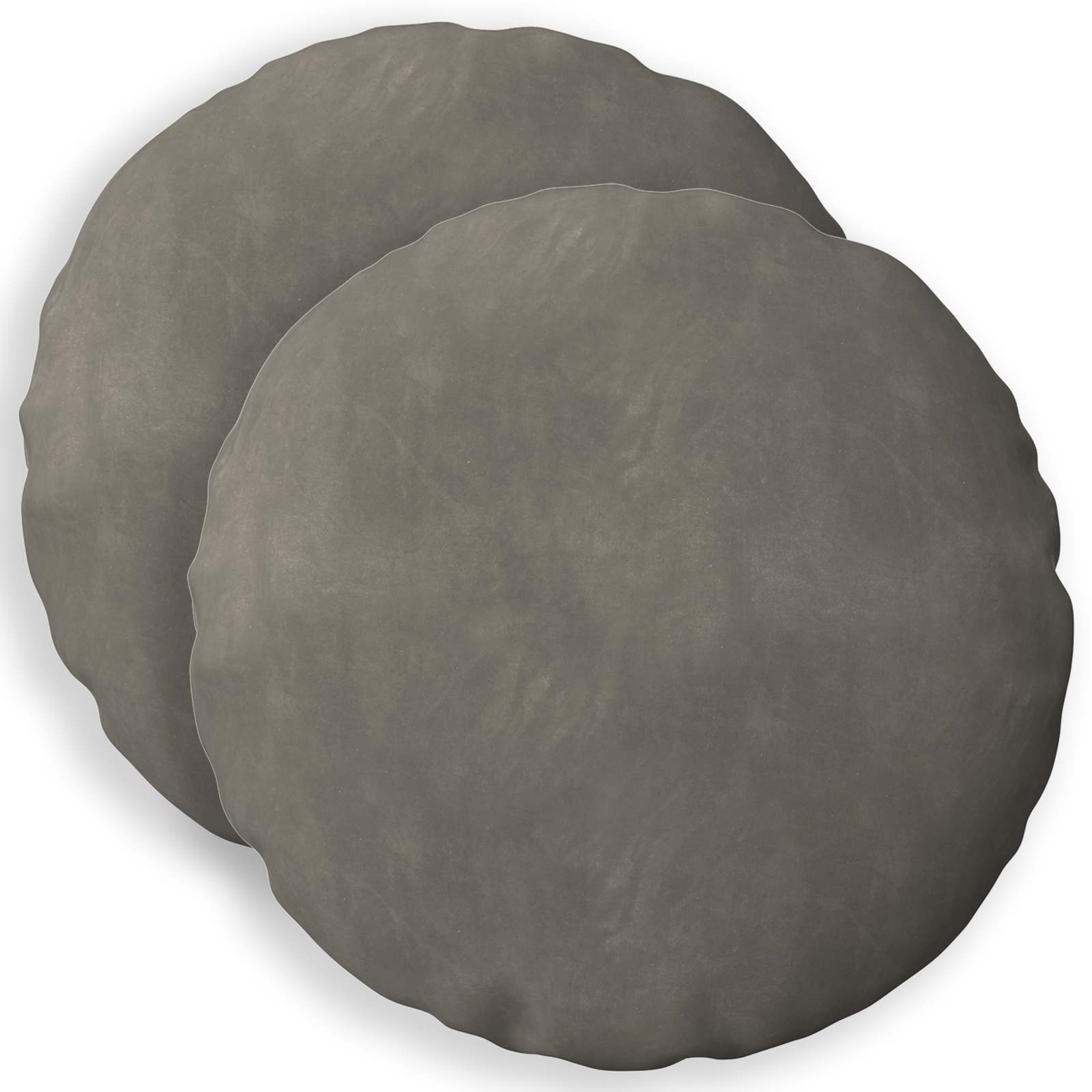 Cuscino con cuscino HEERLEN 2 pz Grigio Chiaro Velluto | homemem39