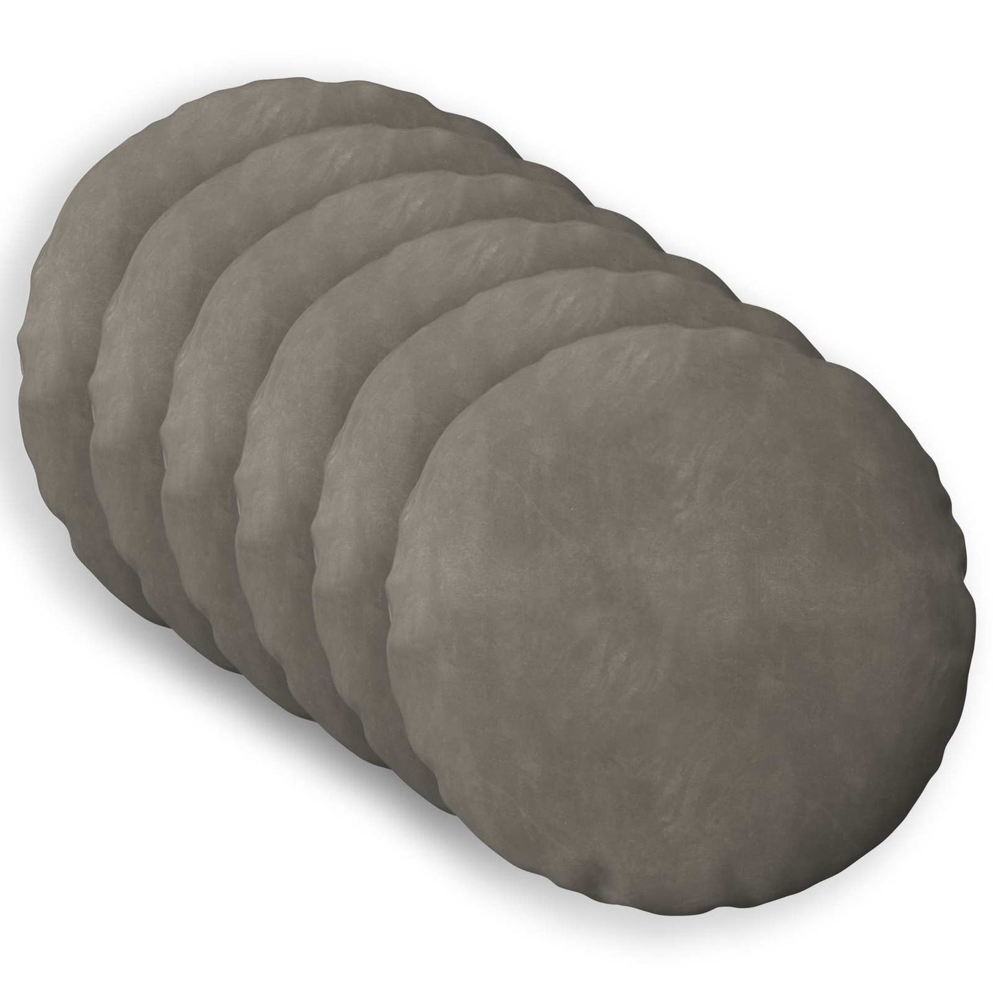 Cuscino con cuscino HEERLEN 6 pz Grigio Chiaro Velluto | homemem39