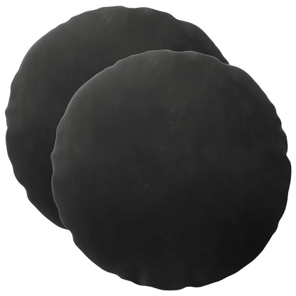 Cuscino con cuscino HEERLEN 2 pz Nero Velluto | homemem39