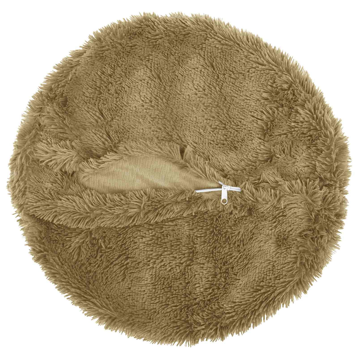 Cuscino con cuscino HEERLEN 6 pz Grigio Chiaro Fleece PV