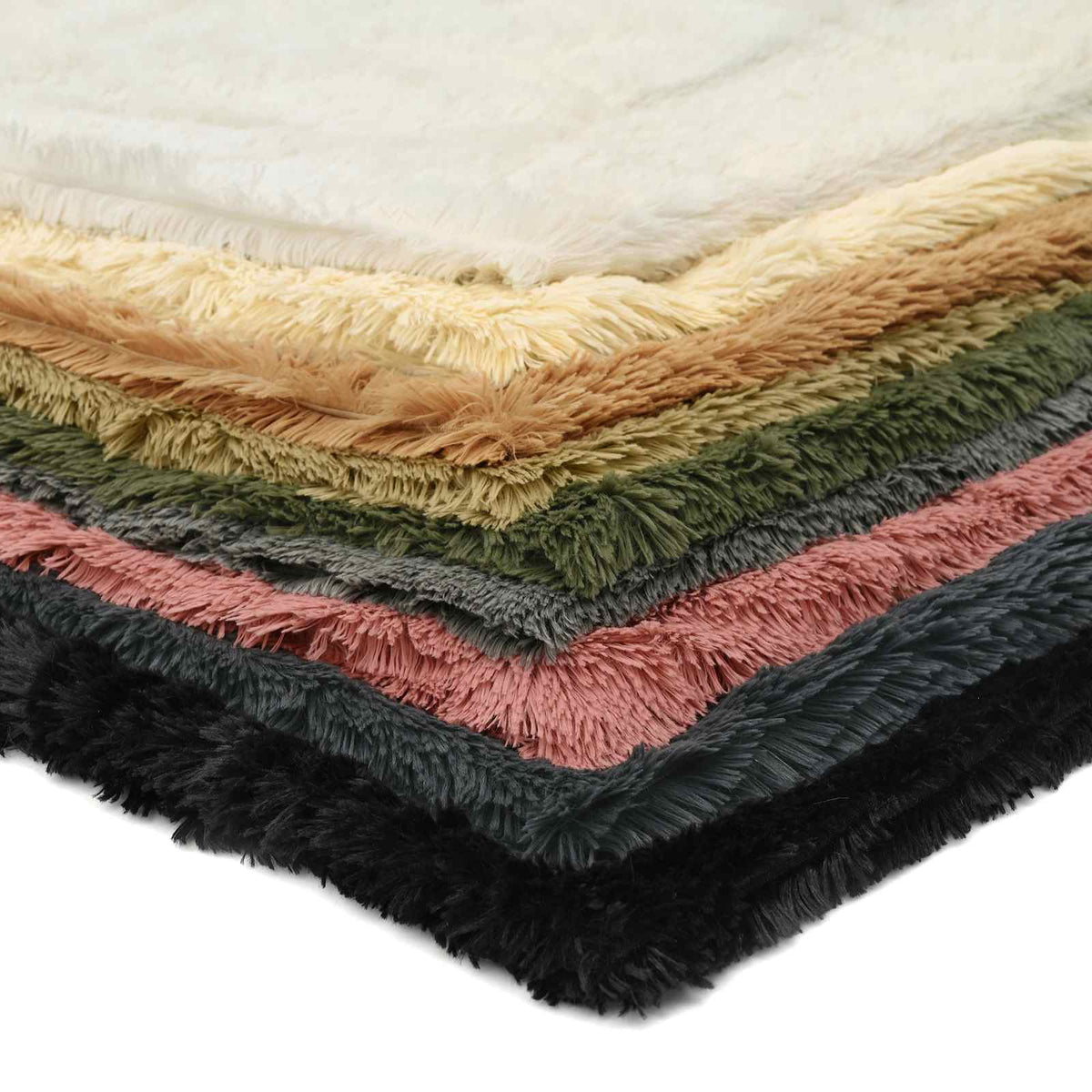 Cuscino con cuscino HEERLEN 2 pz Verde Fleece PV