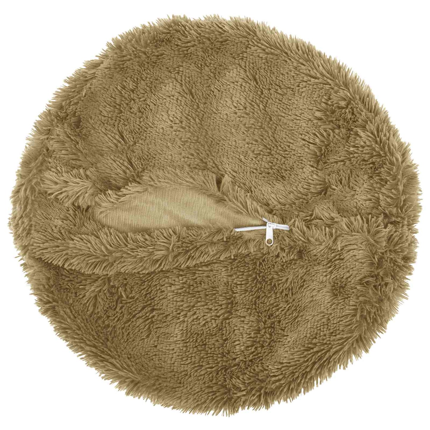 Cuscino con cuscino HEERLEN 2 pz Grigio Chiaro Fleece PV | homemem39