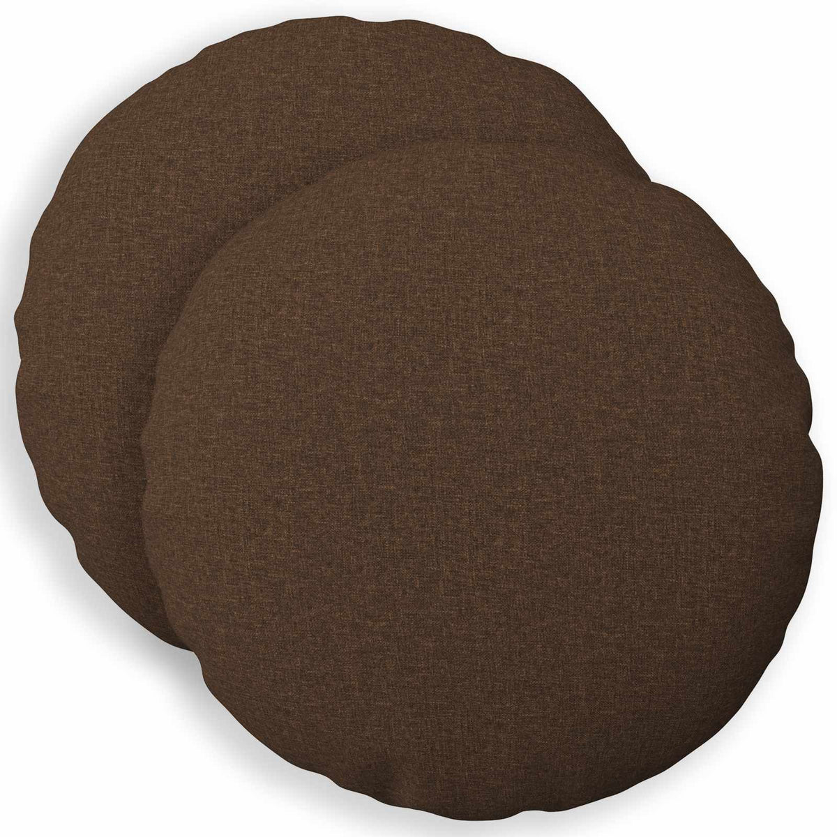 Cuscino con cuscino HEERLEN 2 pz Marrone Tessuto | homemem39