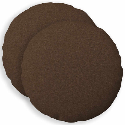 Cuscino con cuscino HEERLEN 2 pz Marrone Tessuto | homemem39