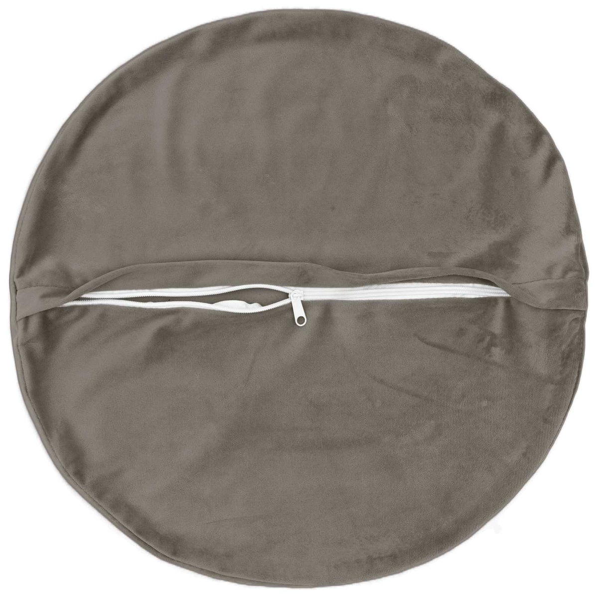 Cuscino con cuscino HEERLEN 6 pz Grigio Chiaro Velluto