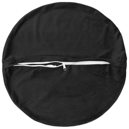 Cuscino con cuscino HEERLEN 6 pz Nero Velluto