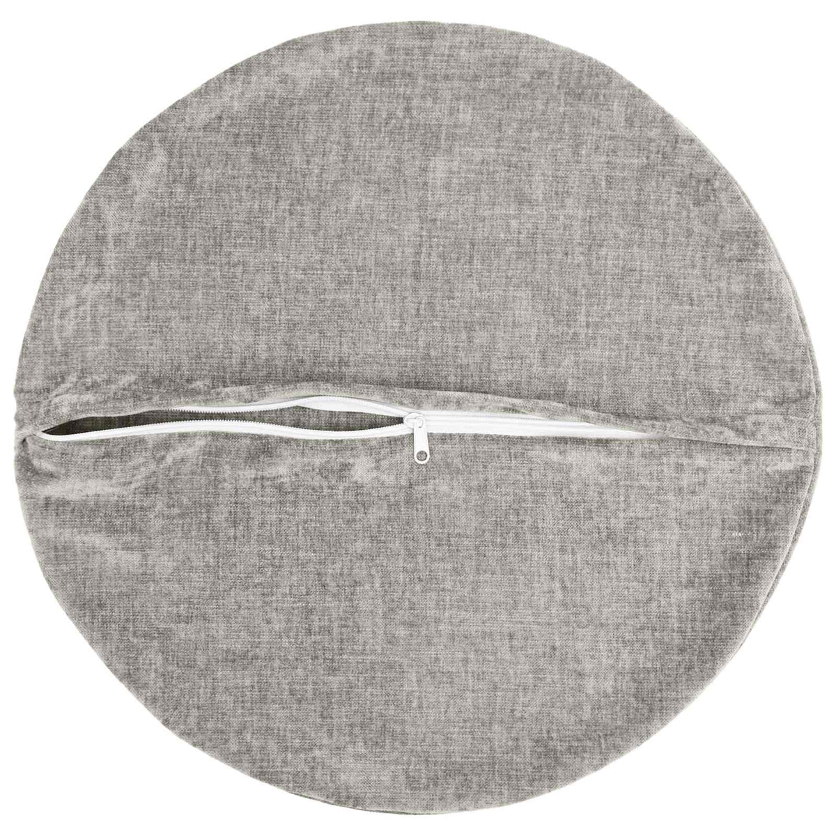 Cuscino da Lanciare 6 pz HEERLEN Grigio Chiaro Diam. 60 cm