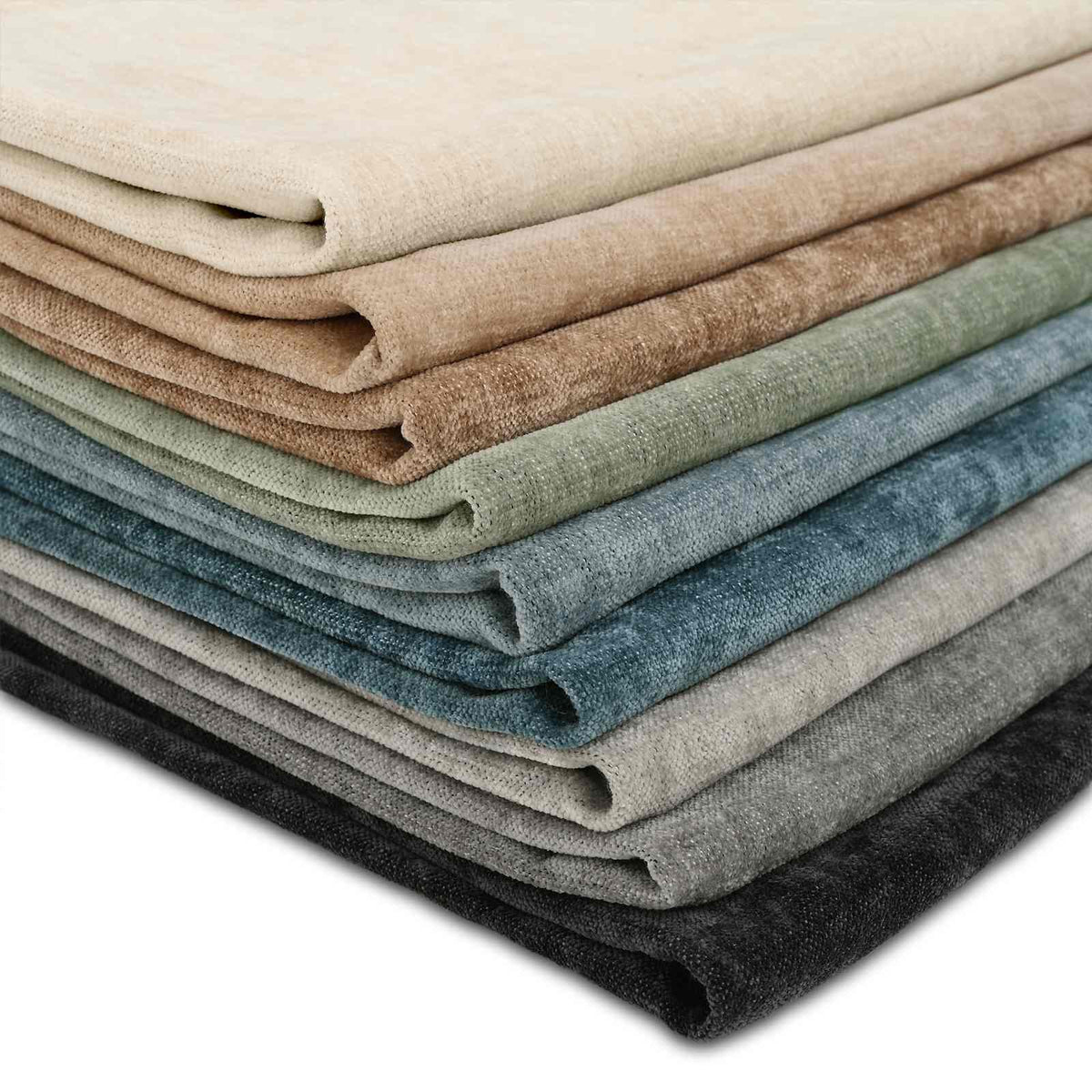 Cuscino 6 pz HEERLEN Grigio Chiaro Ø 60 cm Tessuto Chenille | homemem39