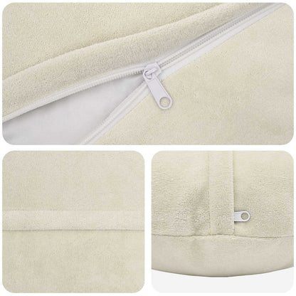 Cuscino 2 pz HEERLEN Ø 60 cm Fleece in microfibra