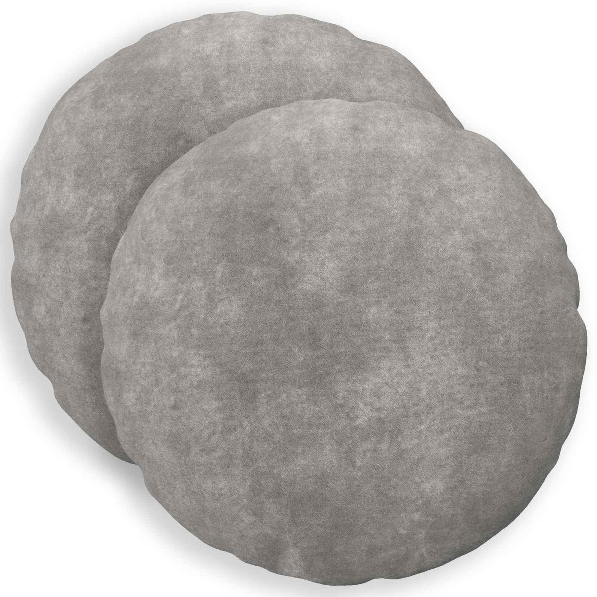 Cuscino HEERLEN 2 pz Grigio Chiaro Fleece in microfibra | homemem39