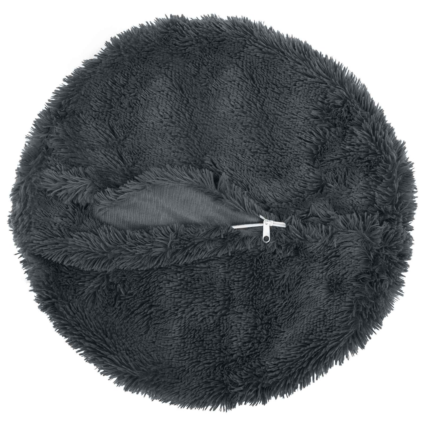 Cuscino con cuscino HEERLEN 2 pz Antracite Fleece PV | homemem39