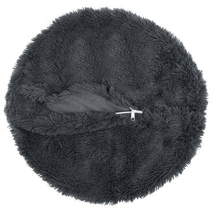Cuscino con cuscino HEERLEN 2 pz Antracite Fleece PV | homemem39