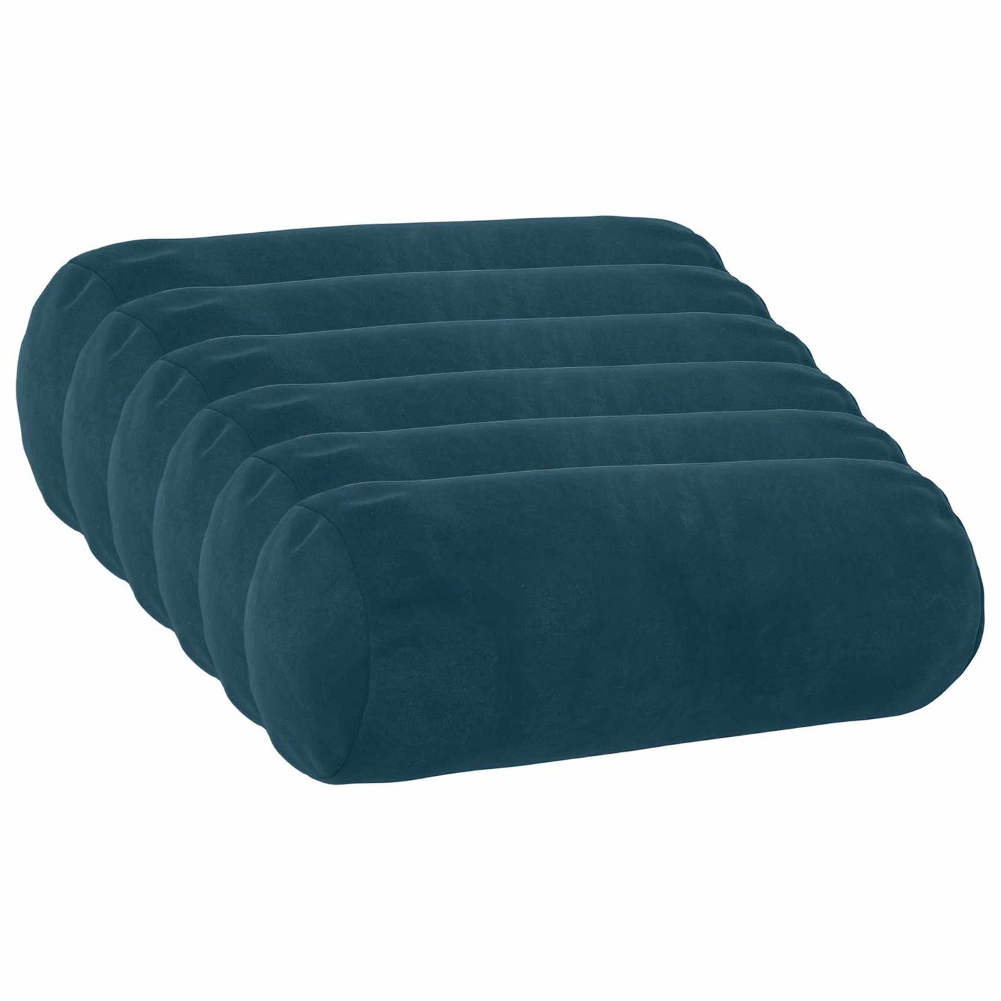 Cuscino con cuscino HEERLEN 6 pz Blu Velluto | homemem39
