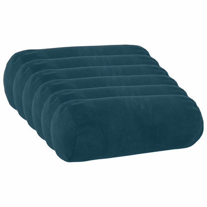 Cuscino con cuscino HEERLEN 6 pz Blu Velluto | homemem39