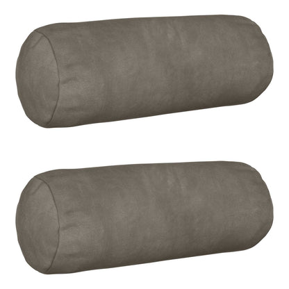 Cuscino con cuscino HEERLEN 2 pz Grigio Chiaro Velluto | homemem39