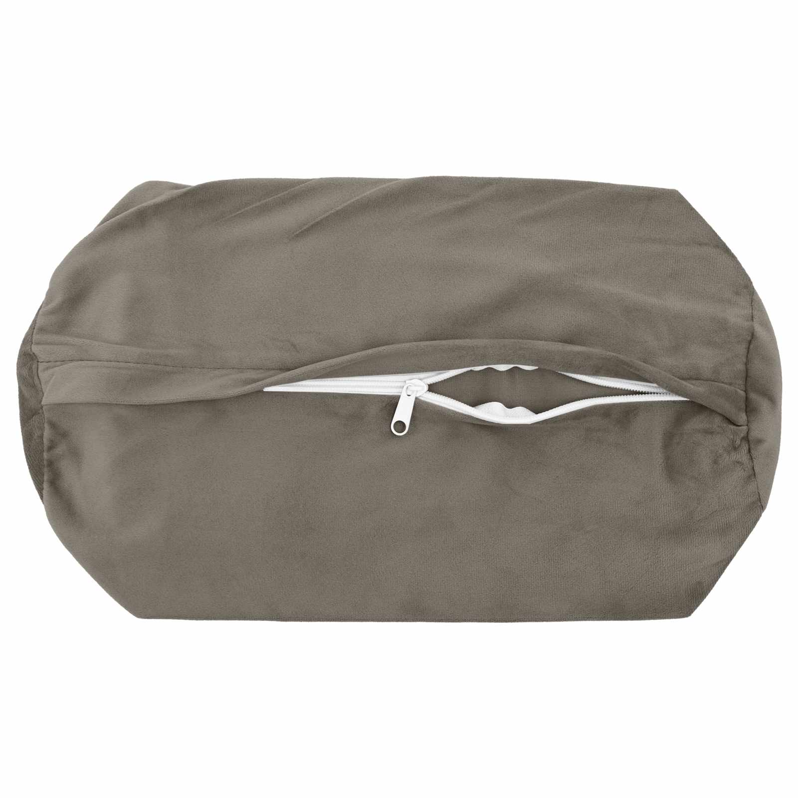 Cuscino con cuscino HEERLEN 6 pz Grigio Chiaro Velluto | homemem39