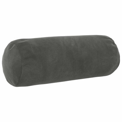 Cuscino con cuscino HEERLEN 6 pz Grigio Scuro Velluto