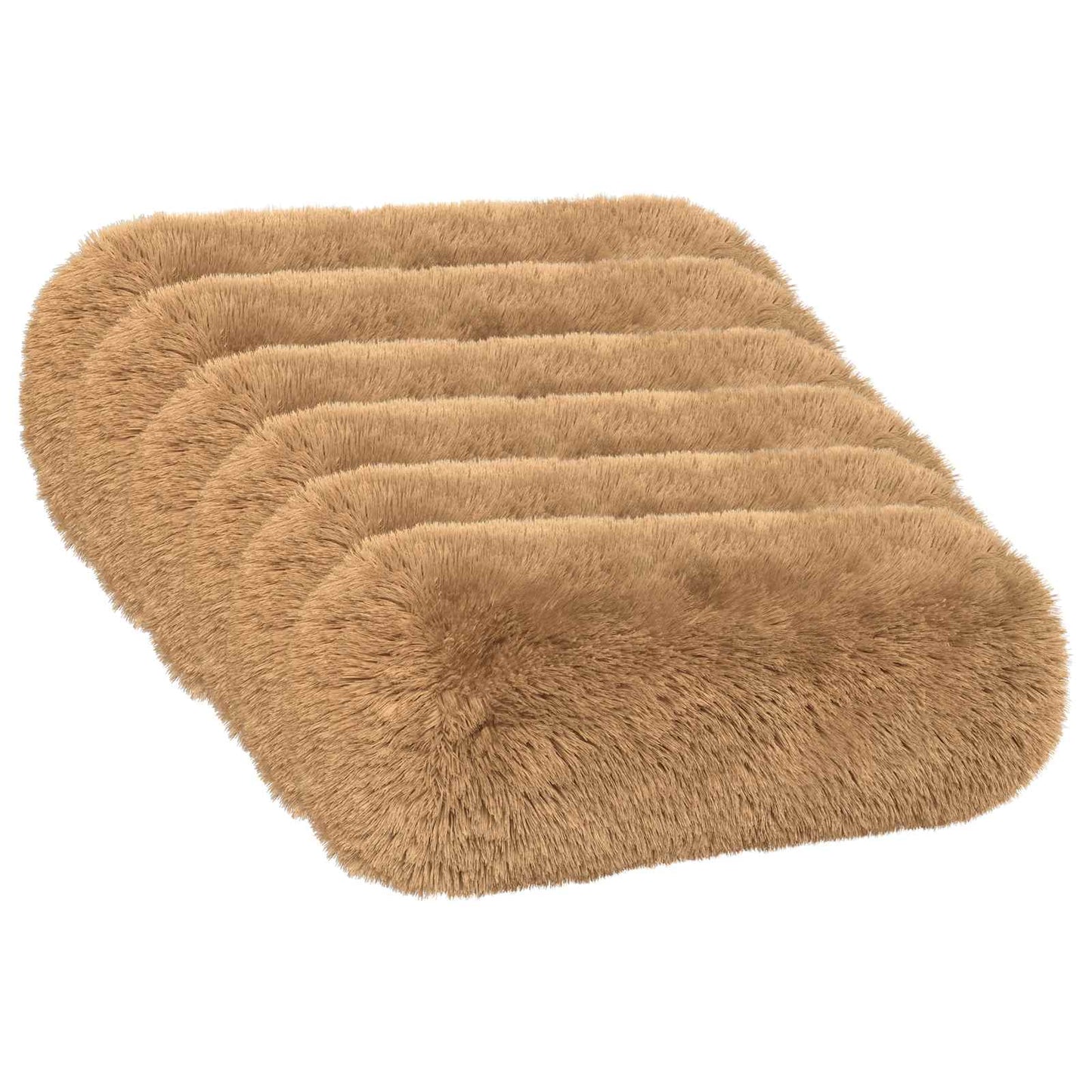 Cuscino con cuscino HEERLEN 6 pz Tortora Fleece PV | homemem39