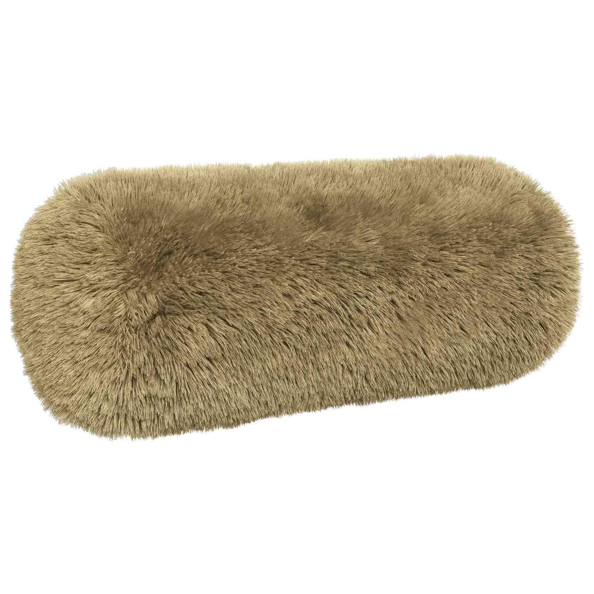 Cuscino con cuscino HEERLEN 2 pz Grigio Chiaro Fleece PV