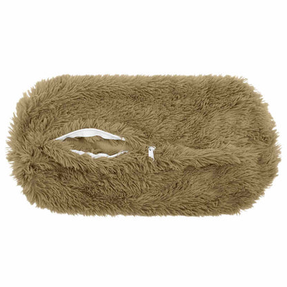 Cuscino con cuscino HEERLEN 2 pz Grigio Chiaro Fleece PV