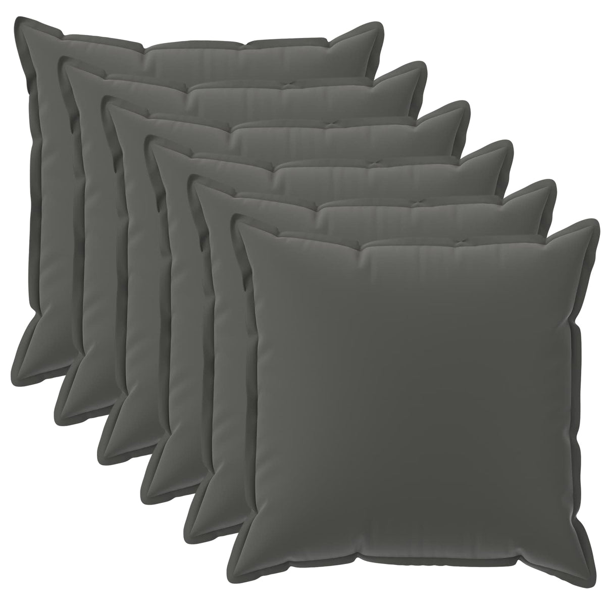 Cuscino con cuscino HOUTEN 6 pz Antracite Poliestere