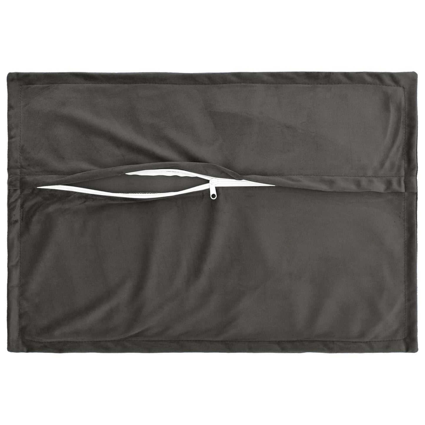 Cuscino con cuscino HOUTEN 2 pz Grigio Scuro Velluto | homemem39
