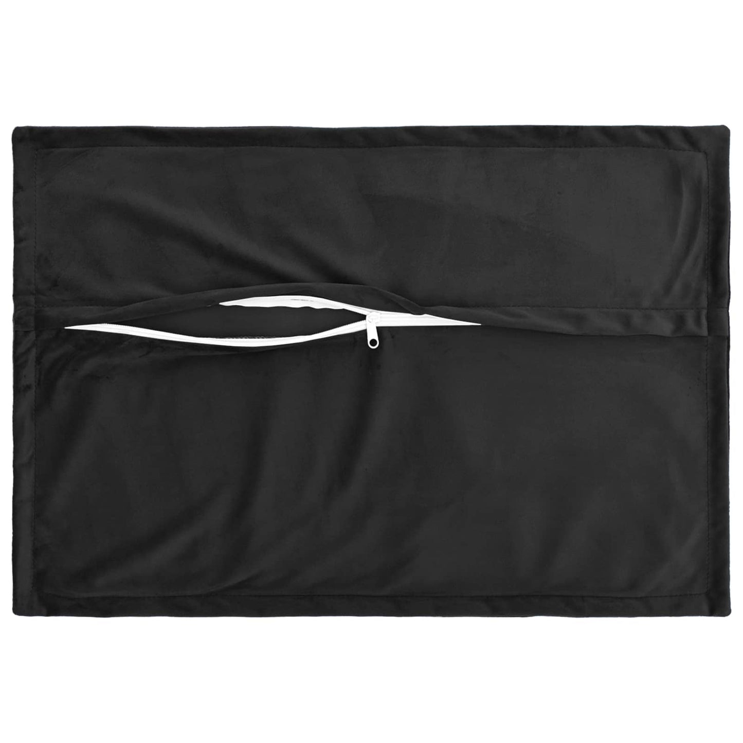 Cuscino con cuscino HOUTEN 2 pz Nero Velluto | homemem39