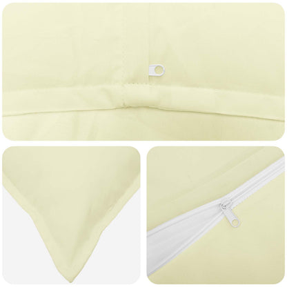 Cuscino con cuscino HOUTEN 2 pz Crema Poliestere